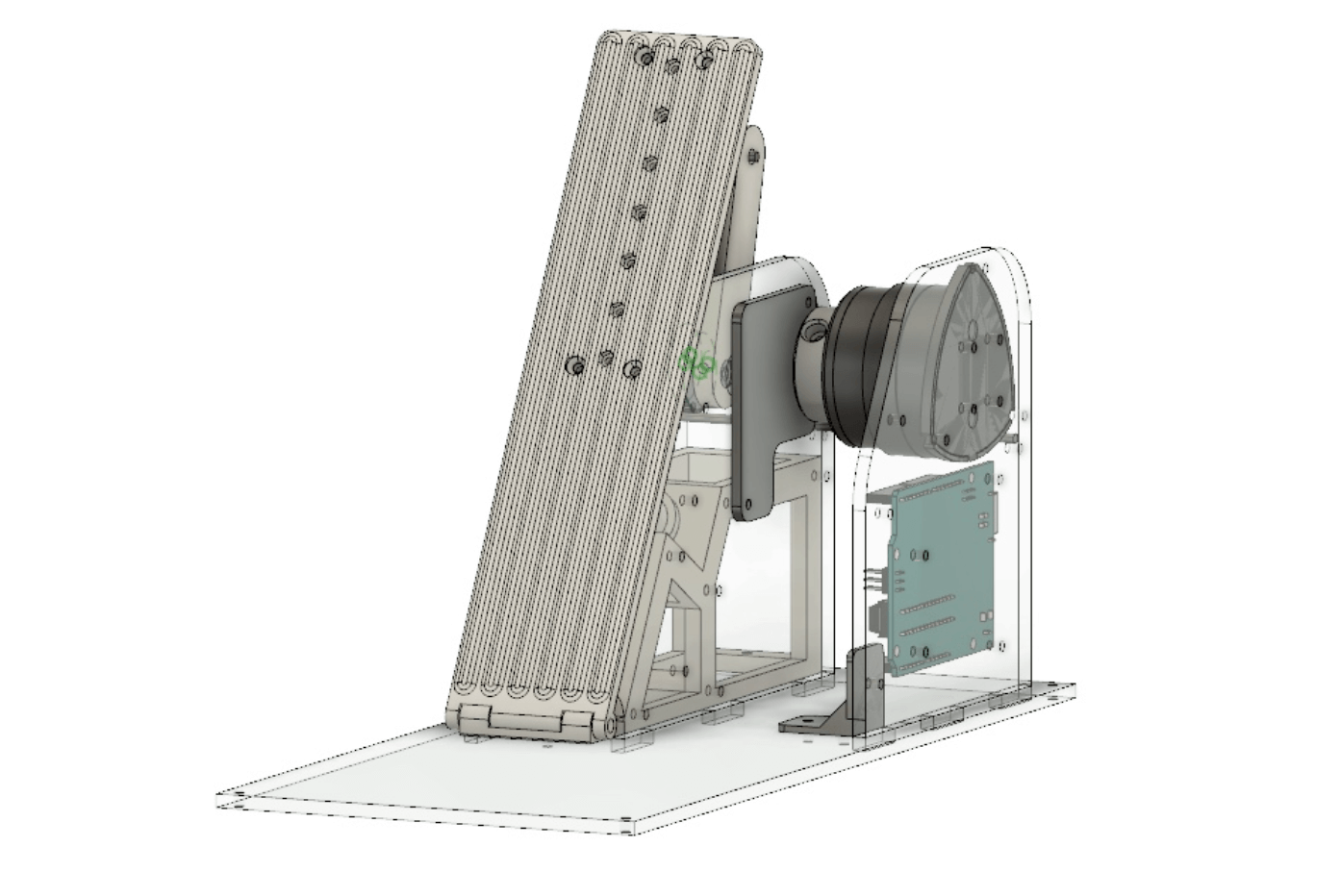 CAD Drawing of the final prototype